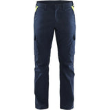 Blåkläder 1444 Industrie Stretch Bundhose – dunkelmarine/gelb