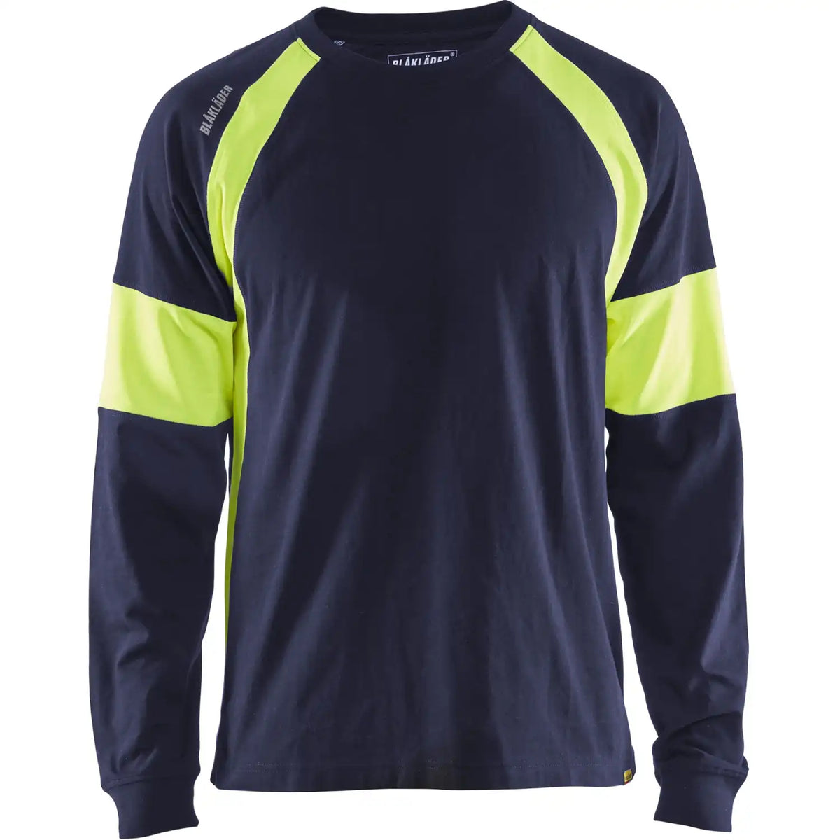 Blåkläder 3520 Langarmshirt – marine/gelb