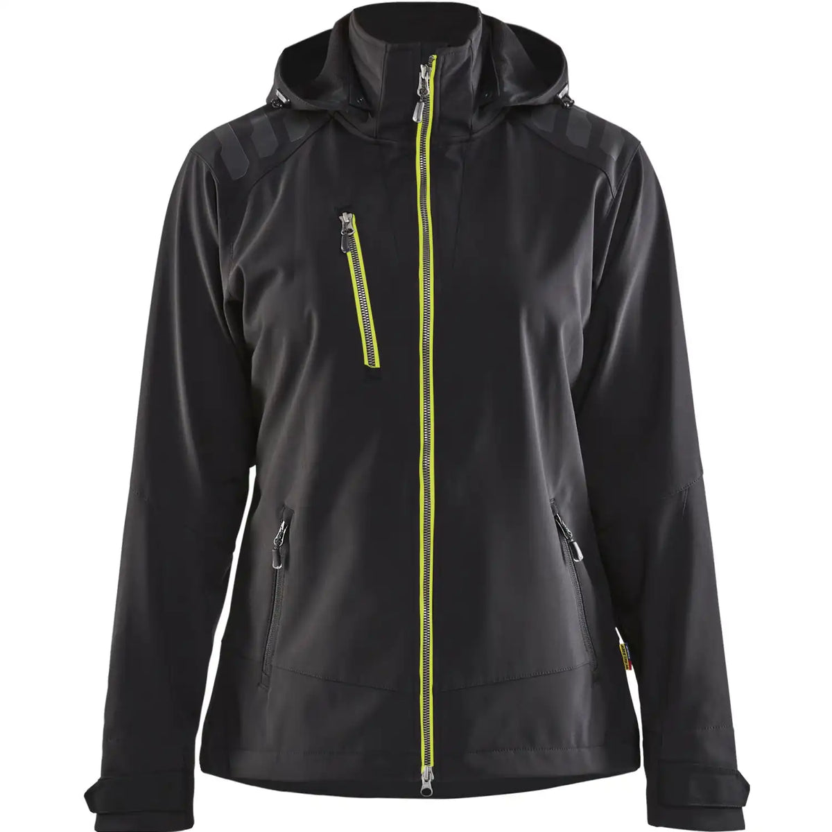 Blåkläder Damen 4719 Softshelljacke – schwarz/gelb