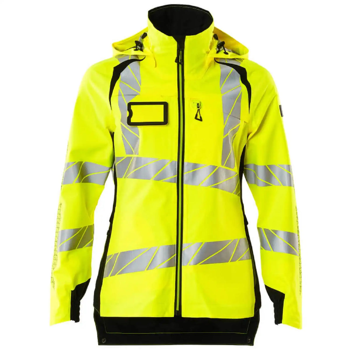 Mascot Damen Accelerate Safe Warnschutz Regenjacke – gelb/schwarz