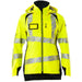 Mascot Damen Accelerate Safe Warnschutz Regenjacke – gelb/schwarzblau