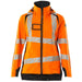 Mascot Damen Accelerate Safe Warnschutz Regenjacke – orange/schwarzblau