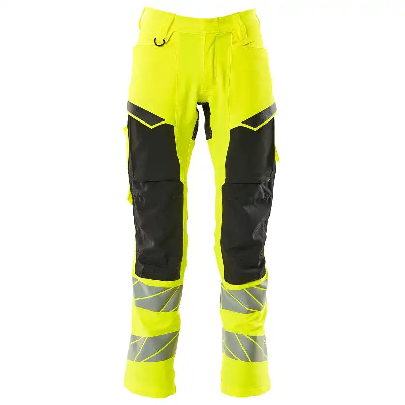 Mascot Accelerate Safe Masco Warnschutz Bundhose Stretch – gelb/schwarz