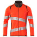 Mascot Accelerate Safe Warnschutz Sweatjacke – rot/dunkelanthrazit