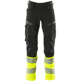 Mascot Accelerate Safe Warnschutz Arbeitshose – schwarz/gelb