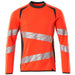 Mascot Accelerate Safe Warnschutz Sweatshirt – rot/dunkelanthrazit