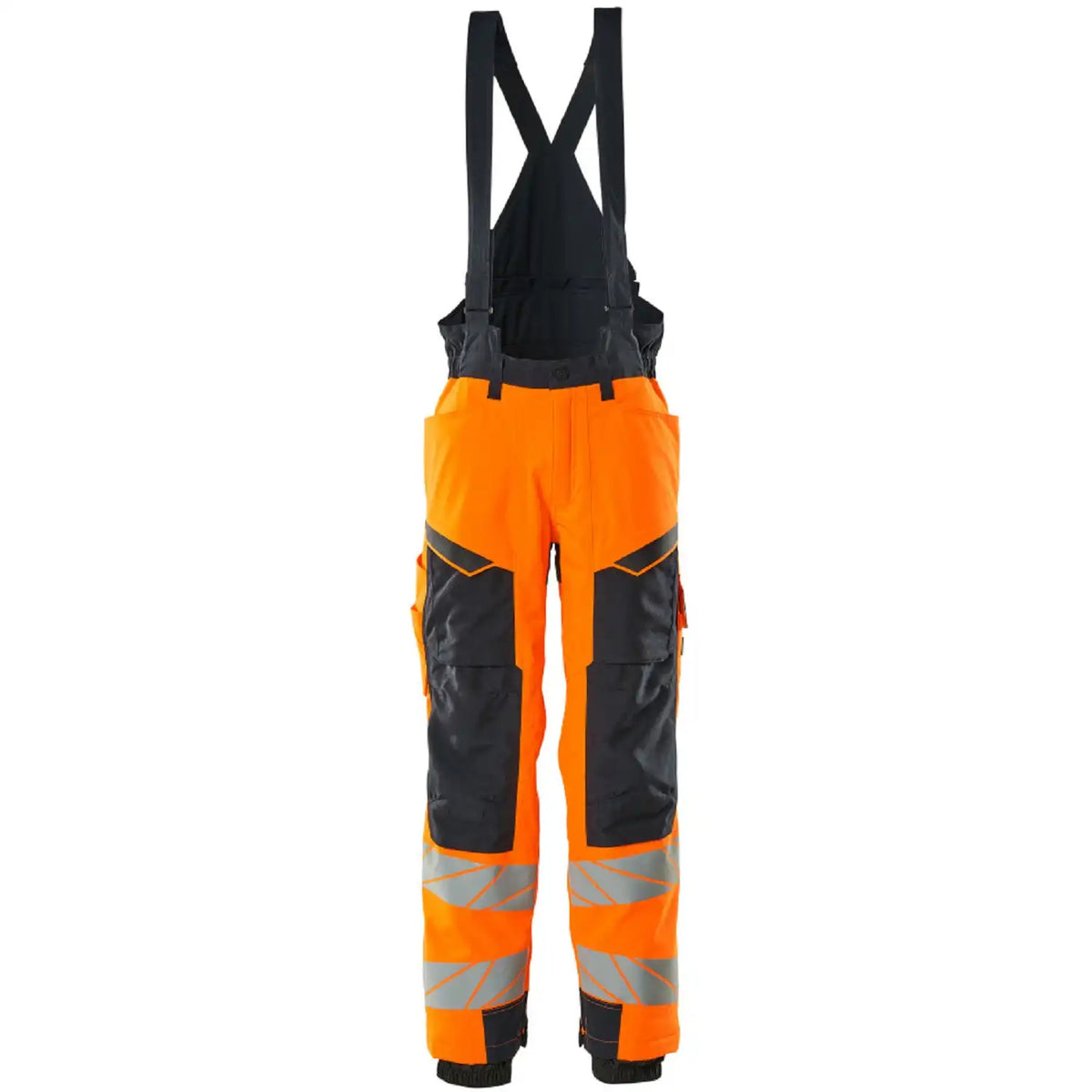 Mascot Accelerate Safe Warnschutz Winterhose – orange/schwarzblau