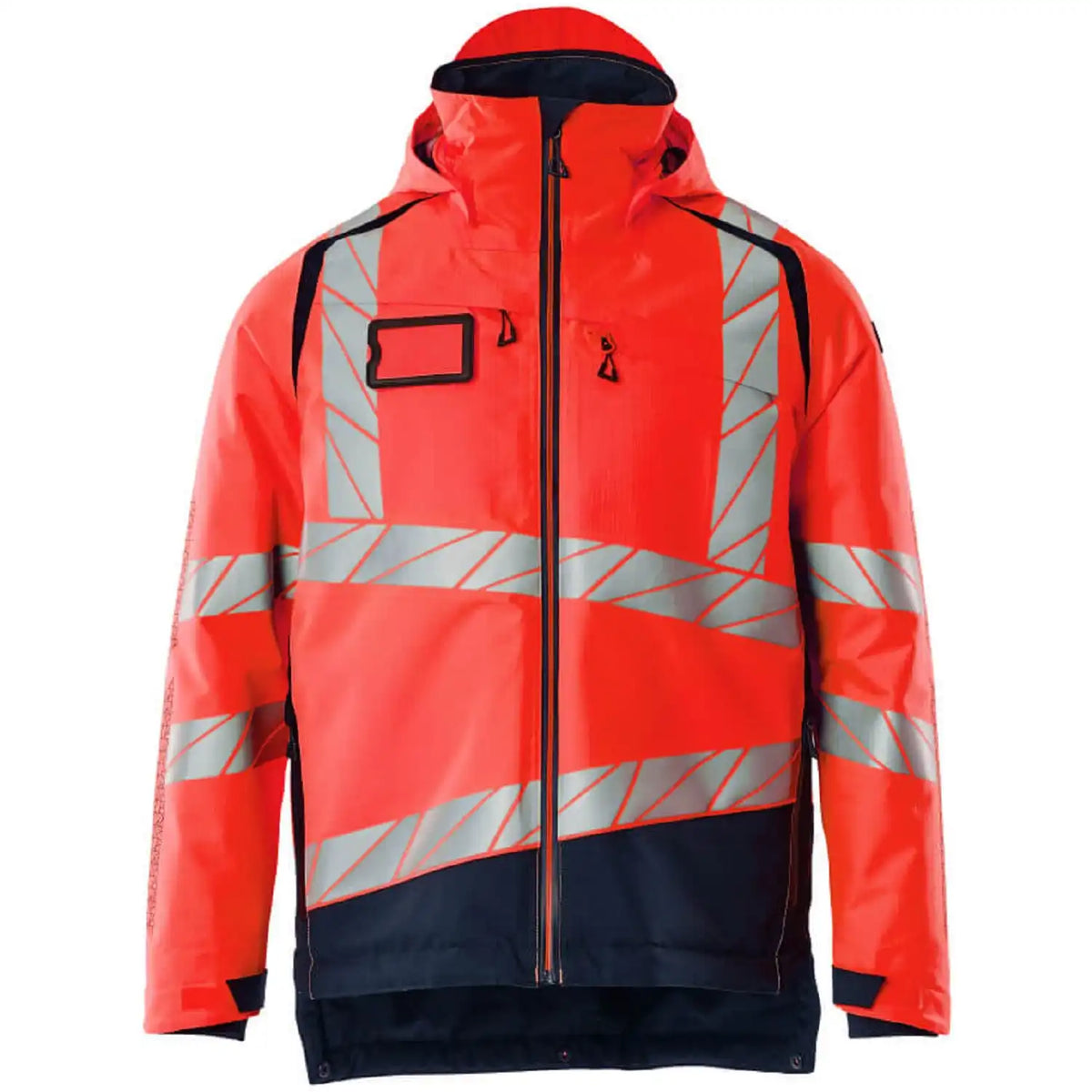 Mascot Accelerate Safe Warn-Winterjacke zweifarbig – rot/schwarzblau