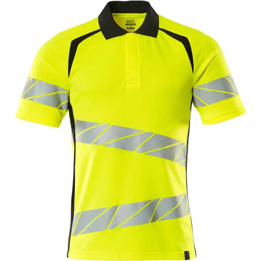 Mascot Accelerate Safe Warnschutz Polo-Shirt – gelb/schwarz