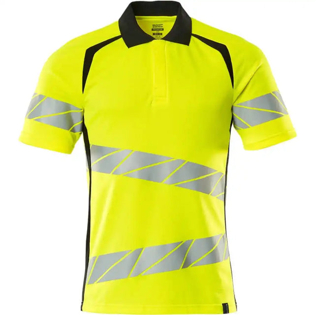 Mascot Accelerate Safe Warnschutz Polo-Shirt – gelb/schwarz