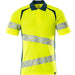 Mascot Accelerate Safe Warnschutz Polo-Shirt – gelb/dunkelpetroleum