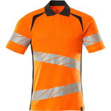Mascot Accelerate Safe Warnschutz Polo-Shirt – orange/schwarzblau