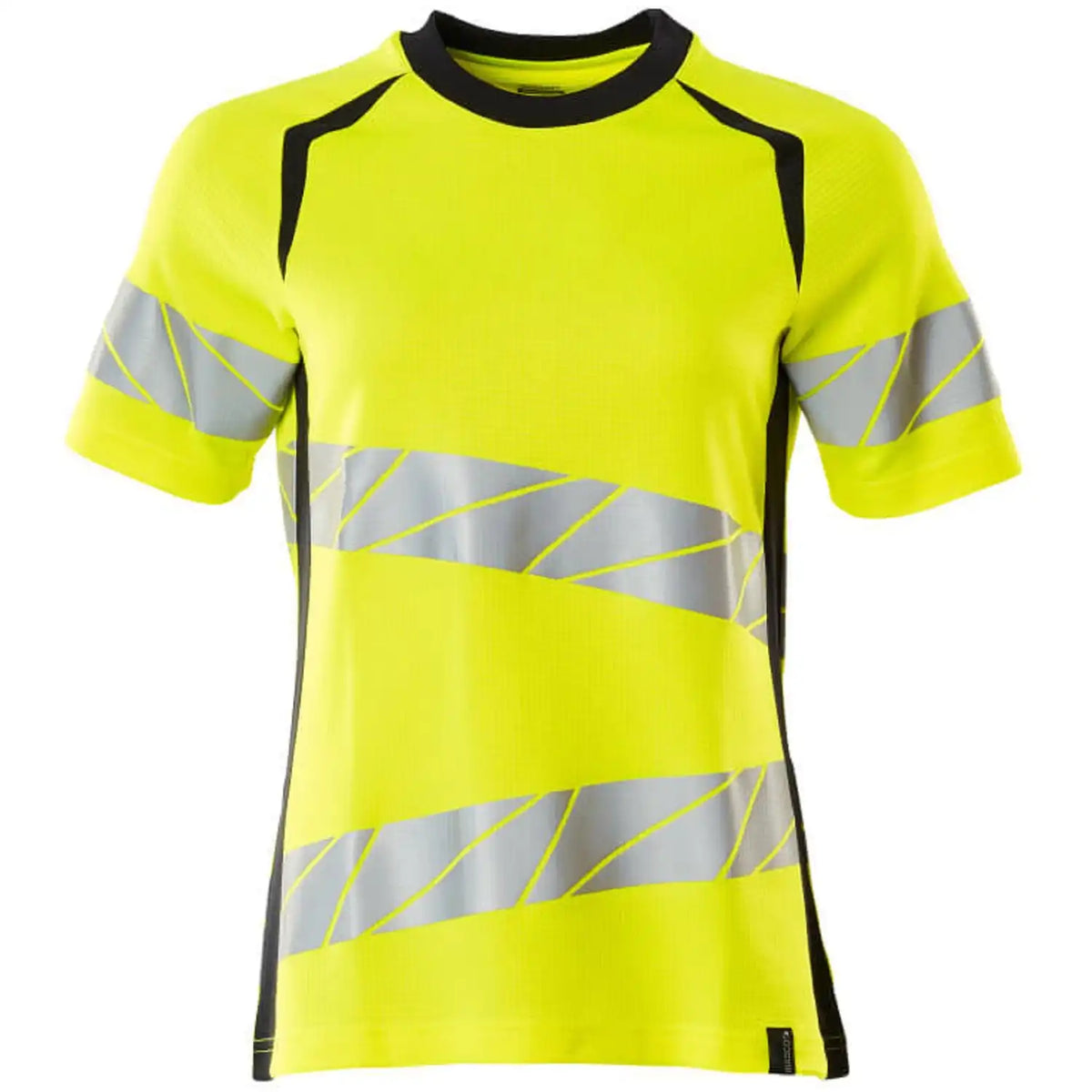 Mascot Damen Accelerate Safe Warnschutz T-Shirt – gelb/schwarzblau