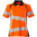 Mascot Damen Accelerate Safe Warnschutz Polo-Shirt – orange/schwarzblau