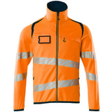 Mascot Accelerate Safe Warnschutz Fleecejacke – orange/schwarzblau