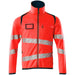 Mascot Accelerate Safe Warnschutz Fleecejacke – rot/schwarzblau
