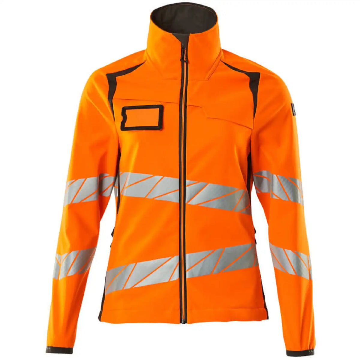 Mascot Damen Accelerate Safe Warn-Softhelljacke – orange/dunkelanthrazit