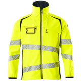 Mascot Accelerate Safe Warn-Softshelljacke – gelb/schwarzblau