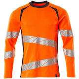 Mascot Accelerate Safe Warnschutz Langarmshirt – orange/schwarzblau