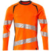 Mascot Accelerate Safe Warnschutz Langarmshirt – orange/schwarzblau