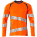 Mascot Accelerate Safe Warnschutz Langarmshirt – orange/dunkelpetroleum