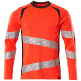 Mascot Accelerate Safe Warnschutz Langarmshirt – rot/schwarzblau