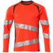 Mascot Accelerate Safe Warnschutz Langarmshirt – rot/dunkelanthrazit