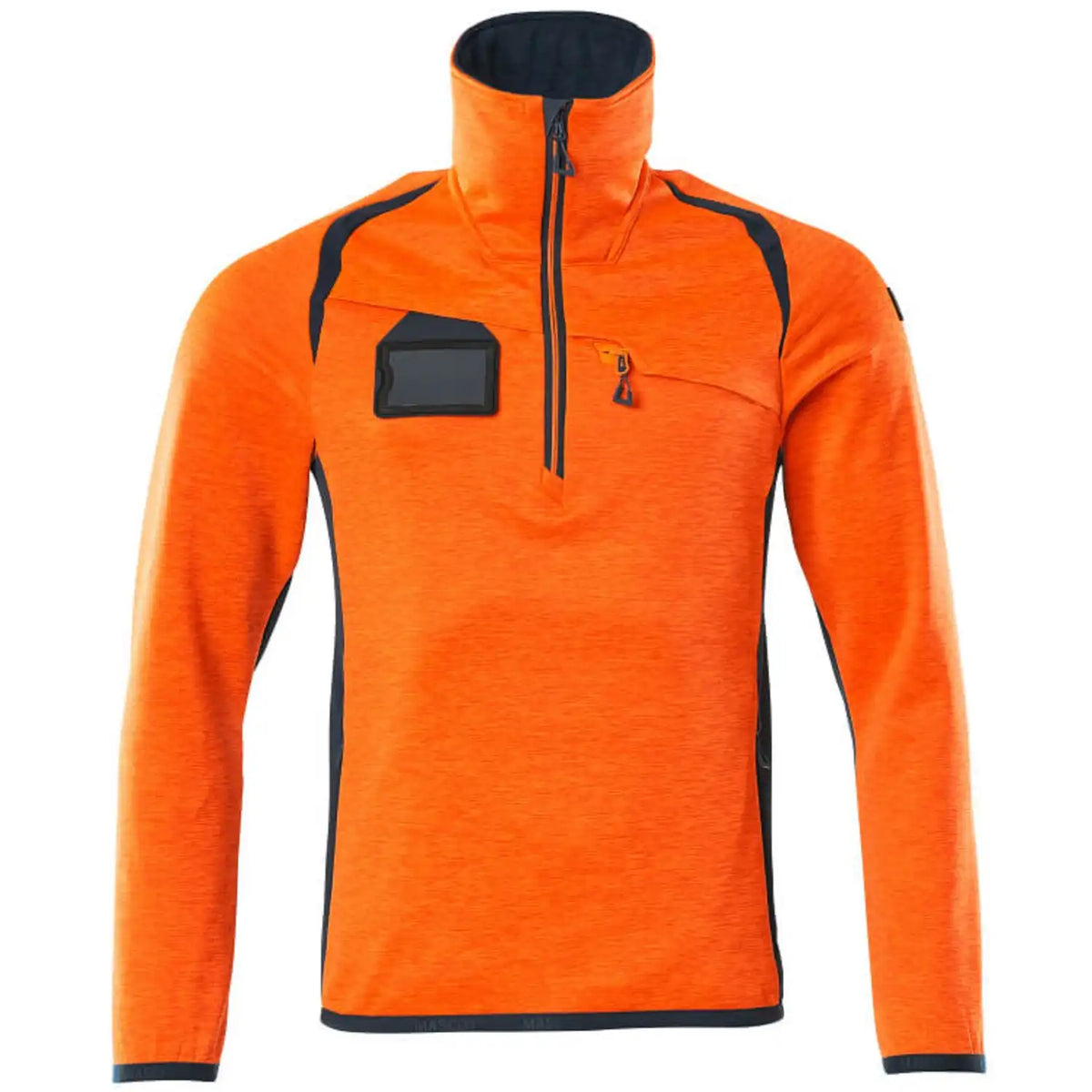 Mascot Accelerate Safe Fleecepullover – orange/schwarzblau