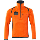Mascot Accelerate Safe Fleecepullover – orange/schwarzblau