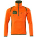 Mascot Accelerate Safe Fleecepullover – orange/moosgrün