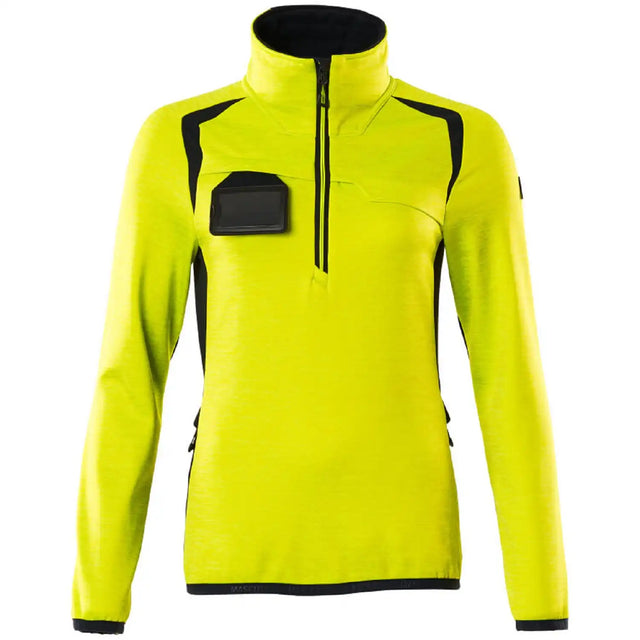 Mascot Damen Accelerate Safe Fleecepullover – gelb/schwarz