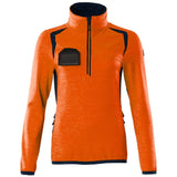 Mascot Damen Accelerate Safe Fleecepullover – orange/schwarzblau