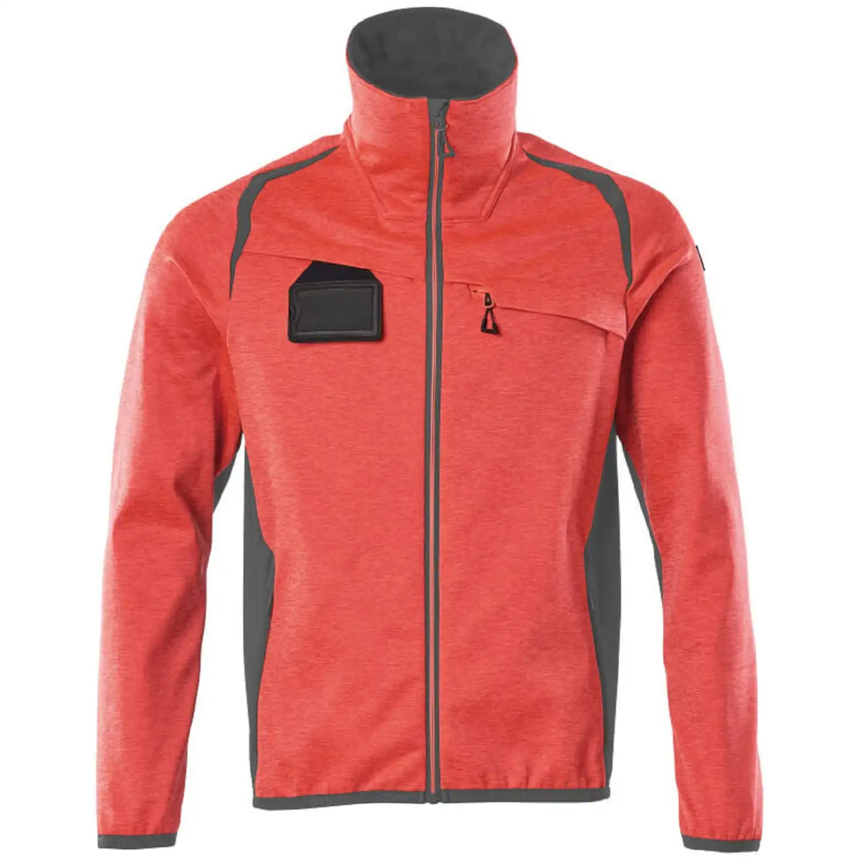 Mascot Accelerate Safe Fleecejacke – rot/dunkelanthrazit