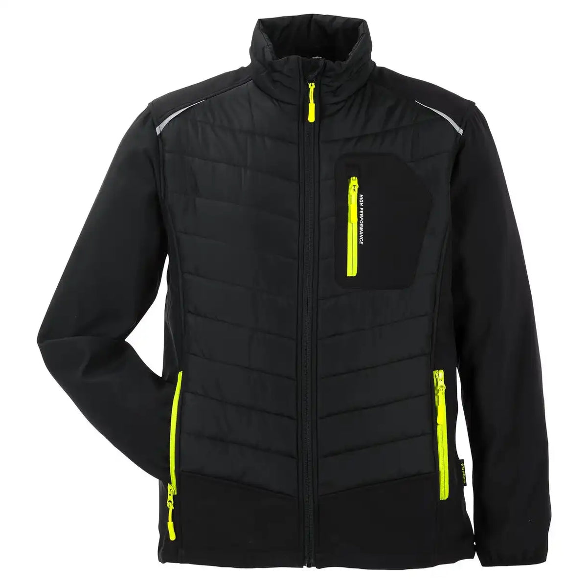 Planam Stretchline Winterjacke – schwarz