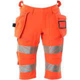 Mascot Accelerate Safe Warn-Handwerkershorts – rot