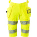 Mascot Accelerate Safe Warn-Handwerkershorts – gelb