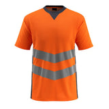 Mascot Sandwell Safe Supreme Warn-T-Shirt – orange/schwarzblau