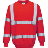 Portwest B303 Warnschutz-Sweatshirt – rot
