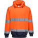 Portwest B316 Warnschutz Kapuzen-Sweatshirt – orange/marine