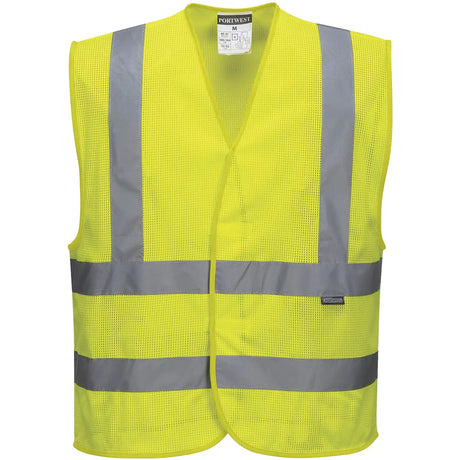 Portwest m. Schulterrefl. C370 Kl.2 Mesh Warnweste – gelb