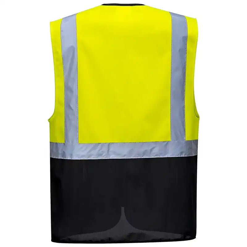 Portwest Warschau Kl. 1 Warnweste Executive – gelb/schwarz