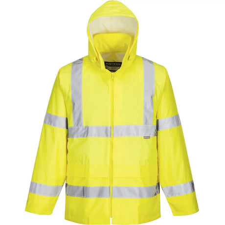 Portwest H440 Warnschutz PVC-Regenjacke – gelb