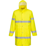 Portwest H442 Warnschutz PVC-Regenmantel – gelb