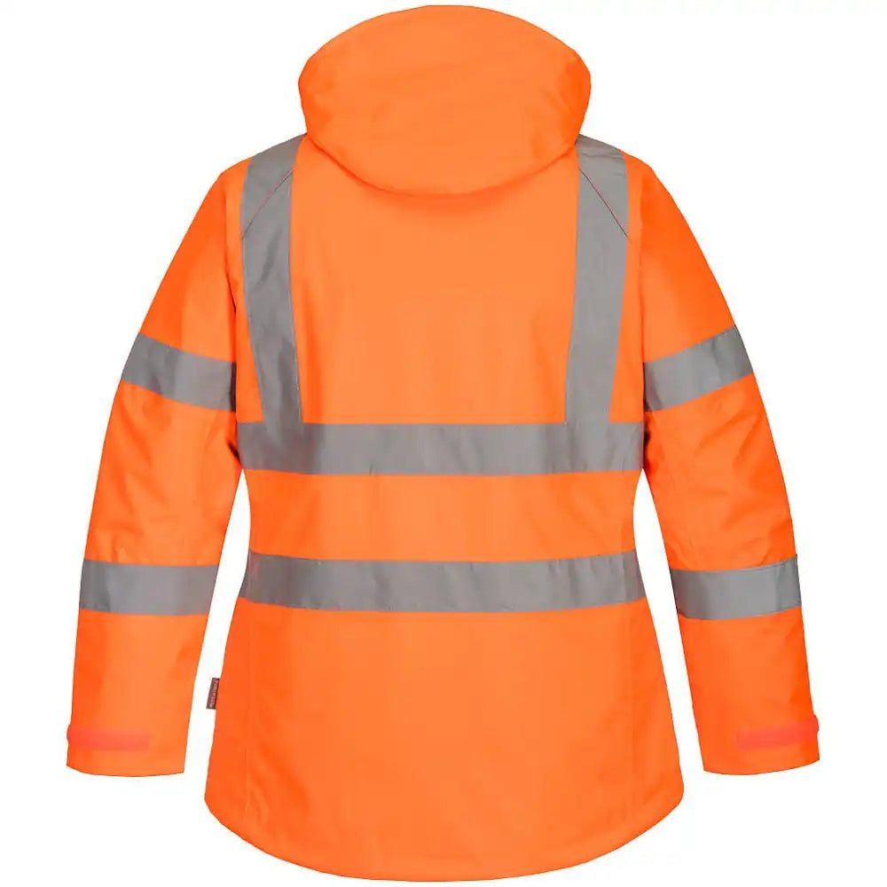 Portwest Damen LW74 Warnschutz Winterjacke – orange