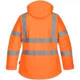 Portwest Damen LW74 Warnschutz Winterjacke – orange