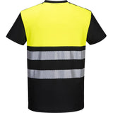 Portwest PW311 PW3 Kl. 1 Warnschutz T-Shirt – schwarz/gelb