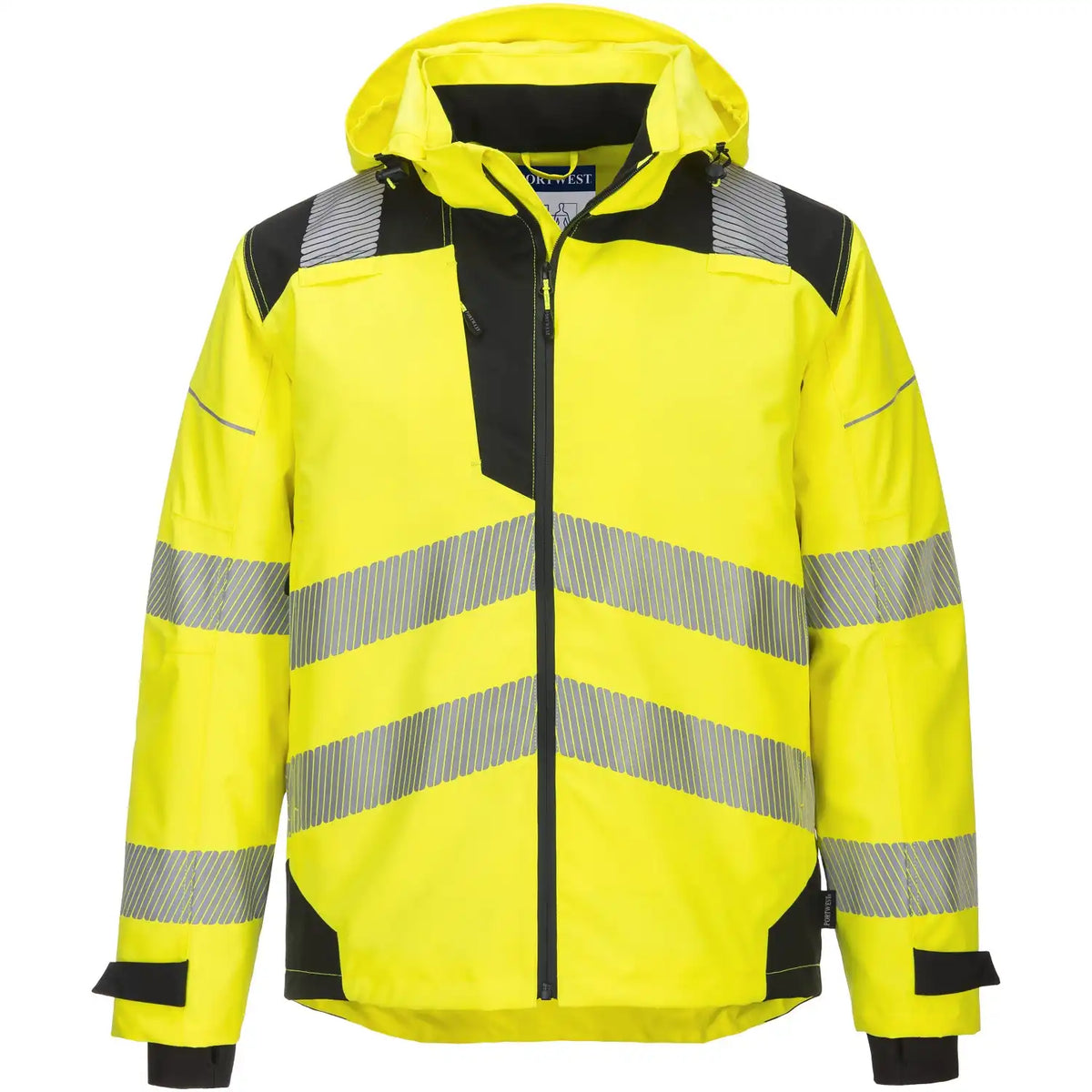 Portwest PW360 PW3 Extreme Warnschutz Regenjacke – gelb/schwarz