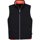 Portwest PW374 wend. PW3 Warnschutz Winterweste – orange/schwarz