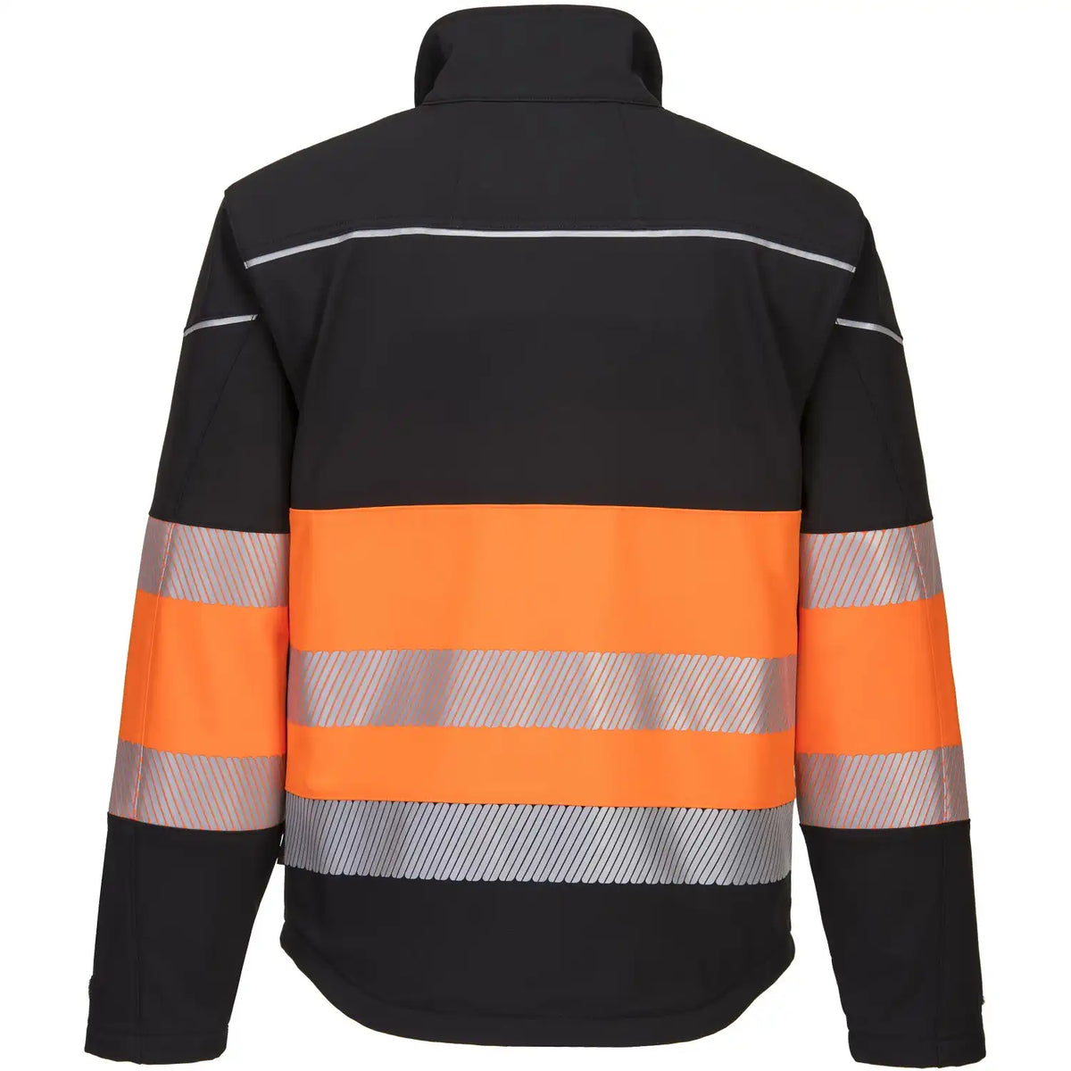 Portwest PW375 PW3 Kl.1 Warnschutz Softshelljacke – schwarz/orange
