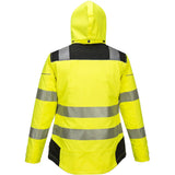 Portwest Damen PW382 PW3 Warnschutz Winterjacke – gelb/schwarz